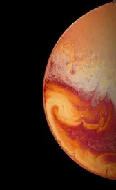 Orange planet from the JustCasino third-deposit offer